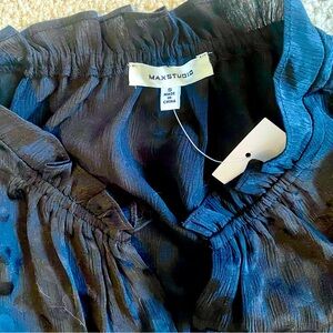 Black /polkadot Max studio NWT blouse #maternity